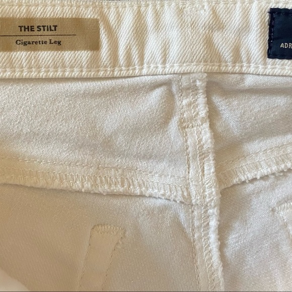White AG Jeans. “The Stilt” cigarette leg size 27R - Picture 7 of 8